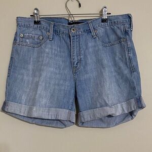 Levi's Light Blue Jean Shorts boyfriend women 8 casual vacation Y2K